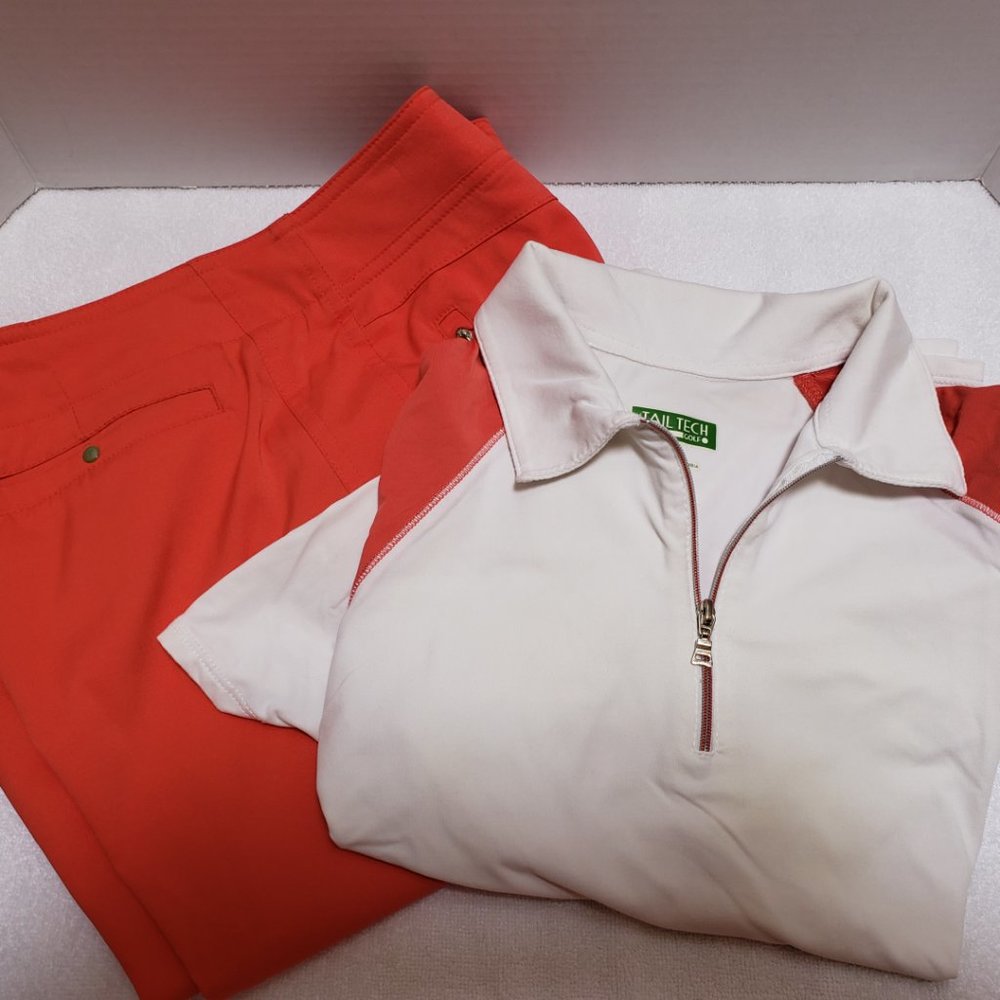 Ladies Tail Performance Golf Top and Shorts